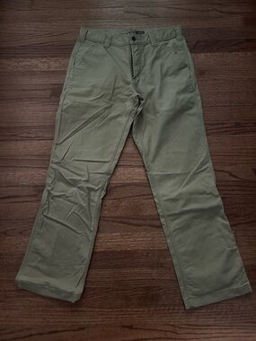 Carhartt Men's Rugged Flex Relaxed Fit Canvas Work Pant Dark Khaki color 32x32